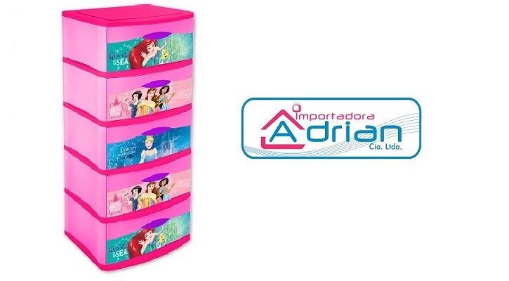 CAJONERA PICA 5P FROZEN,PRINCESA,MINIO,PEPPA